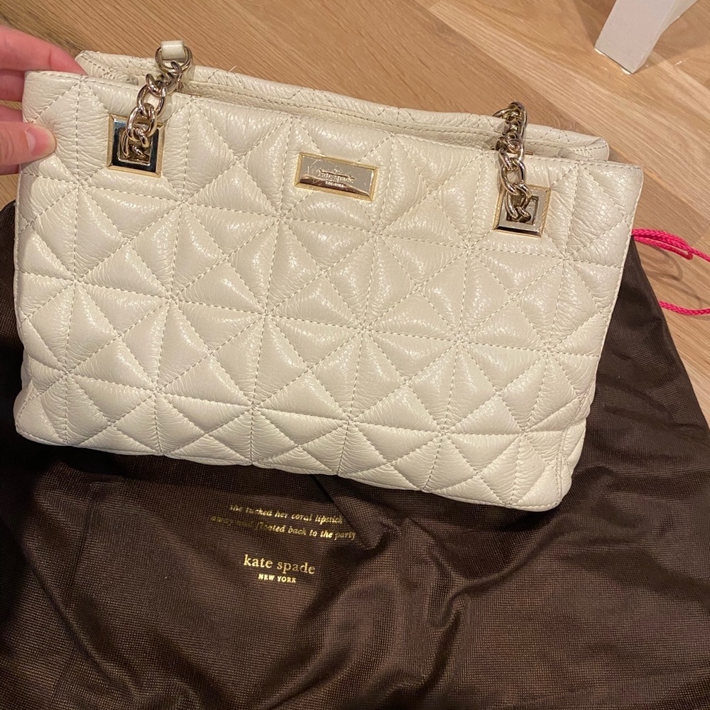 Kate Spade tote- cream